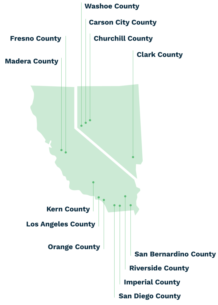 Champion Service Area Map